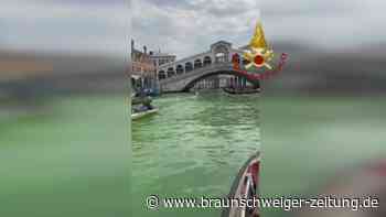 Wasser in Venedig grün verfärbt
