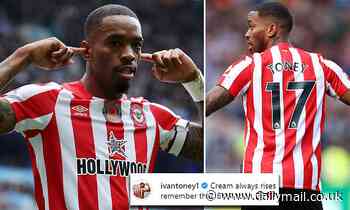 Ivan Toney says he will be 'back soon' after Brentford striker's betting ban
