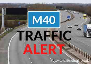 M40 delays after crash near A34 junction