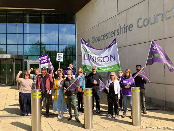 South Gloucestershire workers continue strike dispute
