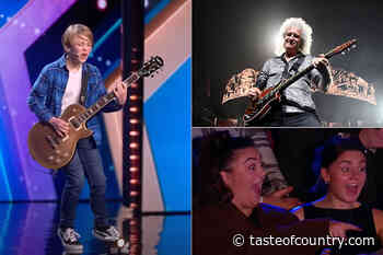 11-Year-Old Electrifies Brian May + 'BGT' Crowd With Queen Medley