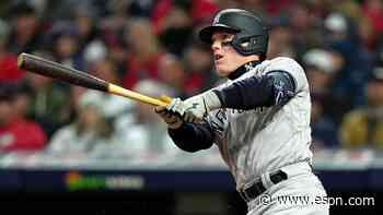 Yankees place Bader on IL, get Trevino back