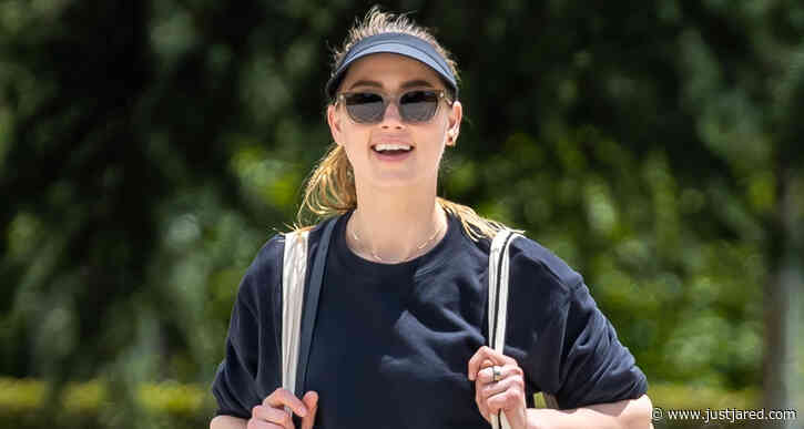 Amber Heard Does Some Shopping at Book Fair in Madrid