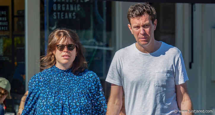 Pregnant Princess Eugenie & Husband Jack Brooksbank Step Out in London as Due Date Quickly Approaches!
