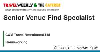 C&M Travel Recruitment Ltd: Senior Venue Find Specialist