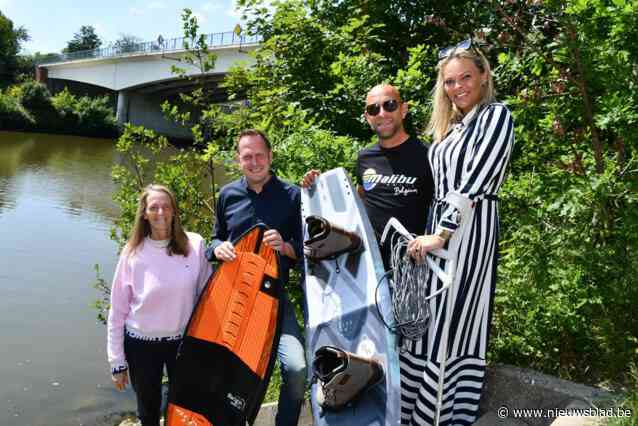 Wouter (45) mag EK Wakeboard organiseren in zijn achtertuin: “Kanaal in Sint-Joris is droomlocatie”