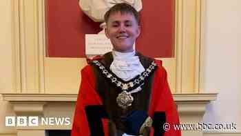 Town's youngest and first openly gay mayor welcomed