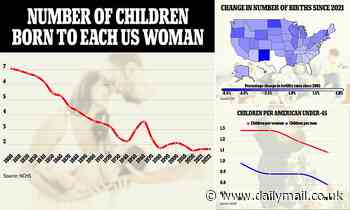 Record number of women in their FORTIES are having children, says CDC
