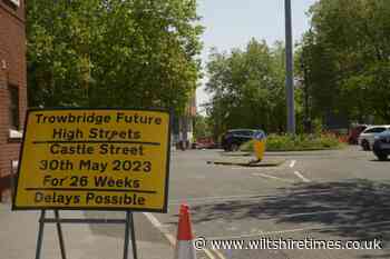 Trowbridge traffic problems as Castle Street roadworks begin