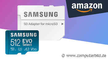 Amazon: Samsung-microSD mit 512 GB für rund 33 Euro