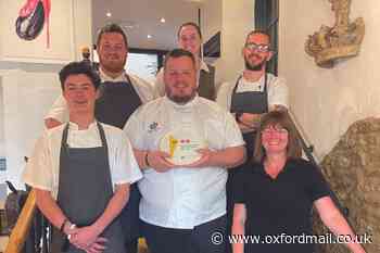 Faringdon restaurant claims award for 'culinary excellence'