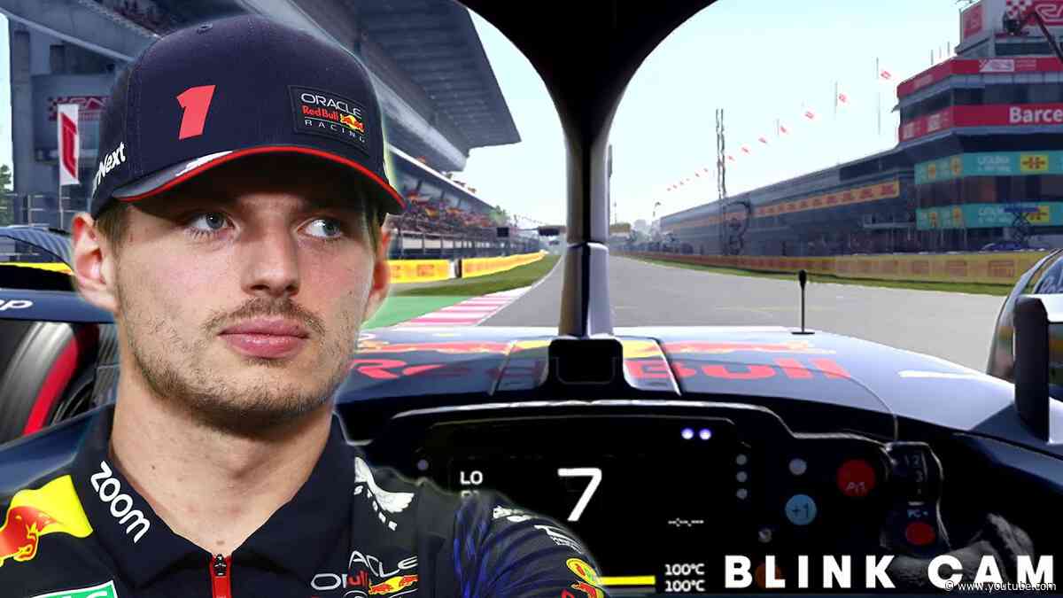 How many times does Max BLINK in Barcelona? | Oracle Virtual Laps at the #SpanishGP