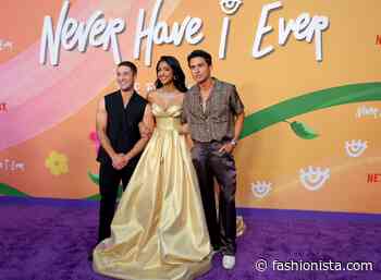Maitreyi Ramakrishnan Is a Princess in Gold at the Premiere of 'Never Have I Ever' Season Four
