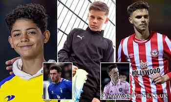 Ronaldo Jr, Rooney's 13-year-old scoring sensation and other sons following in their dad's footsteps