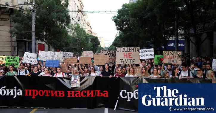 Thousands rally in Belgrade against government and culture of violence