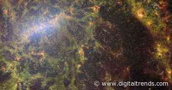 Peer inside the bar of a barred spiral galaxy in new James Webb image