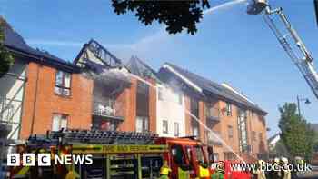 Basingstoke flat complex blaze began by accident - fire service