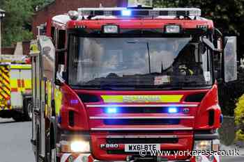 Fire crews called to tackle flames in Tuke Avenue in York