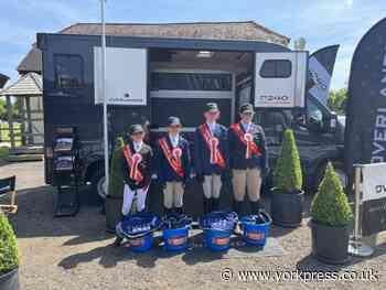 Four showjumpers from Queen Mary's School win National Championships