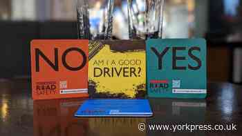 Thought-provoking beer mats aim to back road safety in East Riding