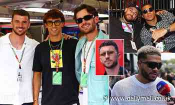 Kylian Mbappe, Reece James and Joao Felix seen at Spanish Grand Prix alongside Aymeric Laporte
