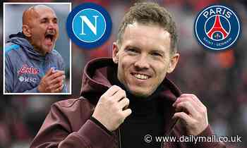 Paris Saint-Germain and Napoli 'interested' in appointing Julian Nagelsmann