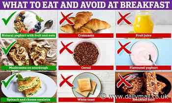 Croissants, cereal and white toast should be off the menu for breakfast, says top nutritionists