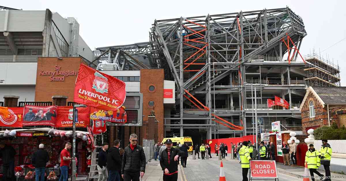 Anfield Road expansion reaches new landmark after huge change to Liverpool stadium