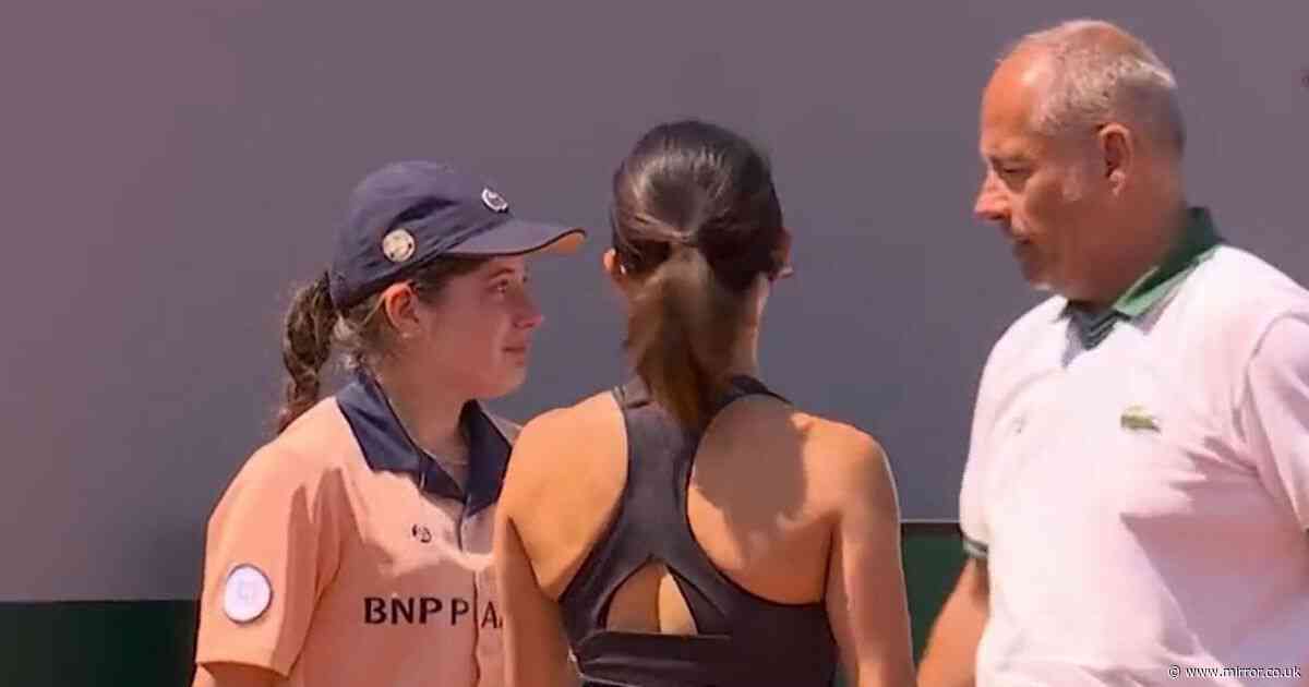 Stars booted out of French Open after ball girl left in tears by careless blunder