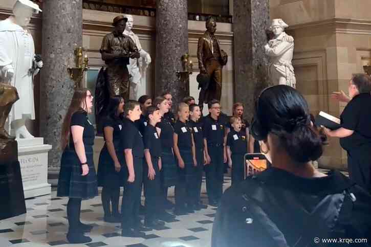 Capitol Police stopped a children's choir from singing the national anthem. Why?