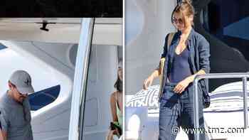 Leonardo DiCaprio Stays on Yacht Overnight With Gigi Hadid's Model Pal