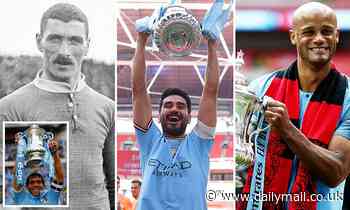 Ilkay Gundogan's brace in the FA Cup final put him among The Magnificent Seven Man City captains