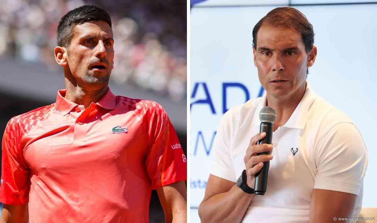 Novak Djokovic sends classy message to Rafael Nadal as retirement plans addressed