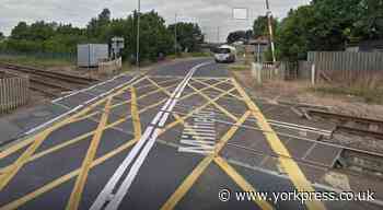 Louis Hughes drove into York level crossing as train approached