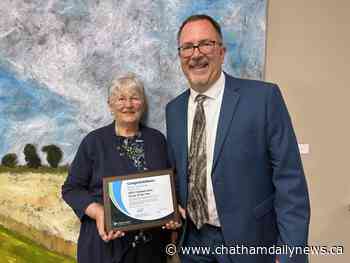 Chatham's Mary Williston named Chatham-Kent senior of the year