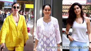 #CelebrityEvenings: From Rakul Preet Singh to Karishma Tanna, Bollywood celebs spotted in Mumbai