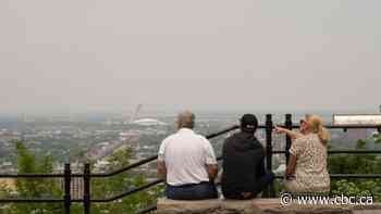 Massive forest fires are coating much of Quebec in haze and smoke