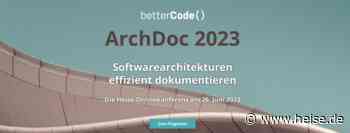 heise-Angebot: Softwarearchitekturdokumentation: Jetzt noch anmelden zur betterCode() ArchDoc