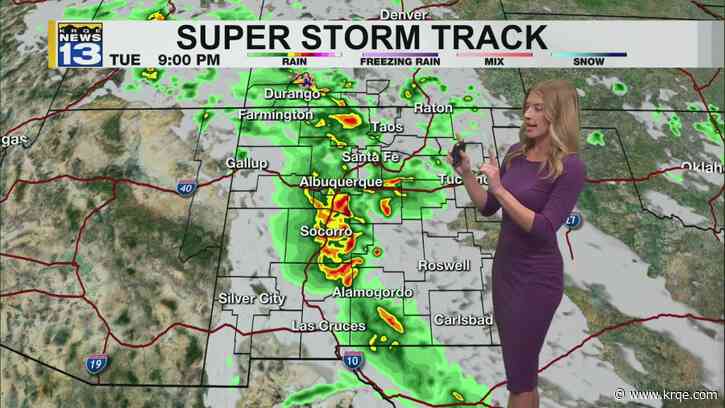 Flash flooding and severe threat as moisture surges into New Mexico