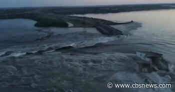 Evacuations underway near Kherson, Ukraine, after dam destruction causes flooding