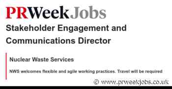 Nuclear Waste Services: Stakeholder Engagement and Communications Director