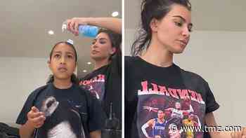 Kim Kardashian Trolls Kendall by Wearing T-Shirt with Her NBA Ex-Boyfriends