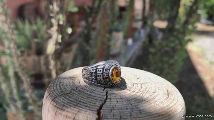 Missing 1982 Albuquerque class ring found and returned to owner