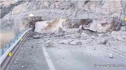 Rock scaling operation starting due to Otero County rockslide