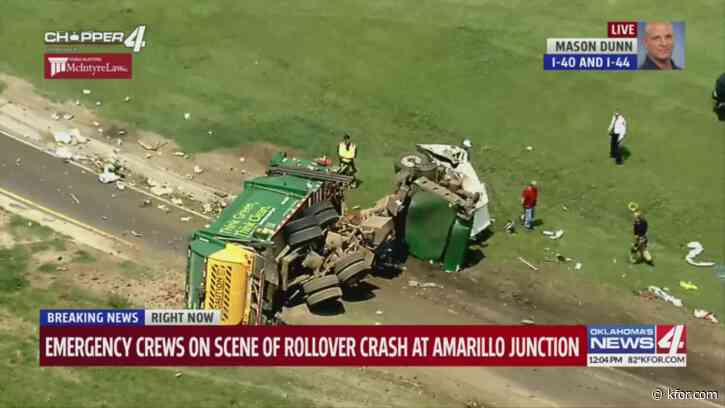 Traffic: Amarillo Junction closed due to rollover accident