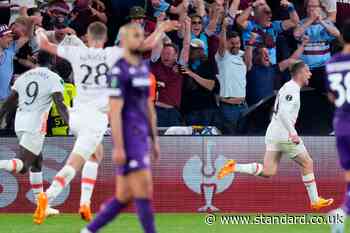 Fiorentina 1-2 West Ham: Jarrod Bowen’s dramatic winner settles Europa Conference League final