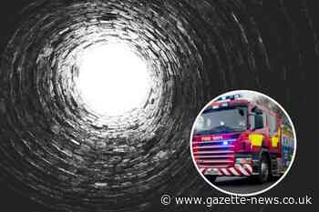West Mersea: Firefighters rescue man who 'fell into well'