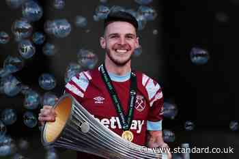 Declan Rice forces BBC apology with X-rated interview during West Ham trophy parade