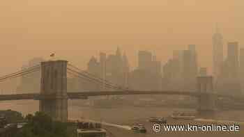 New York versinkt in orangem Rauch – auch Washington und Philadelphia betroffen