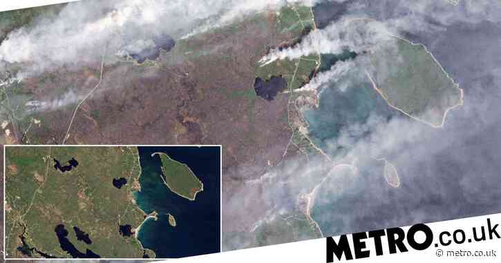 Smoky haze from Canada’s wildfires is blocking satellite images